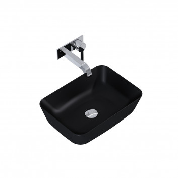 Countertop washbasin Elita Reni, 45,5x32,5cm, without overflow, white