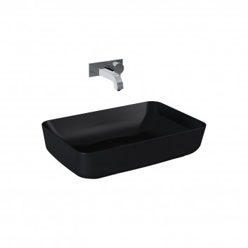 Countertop washbasin Elita Nomia, 50x39cm, without overflow, white