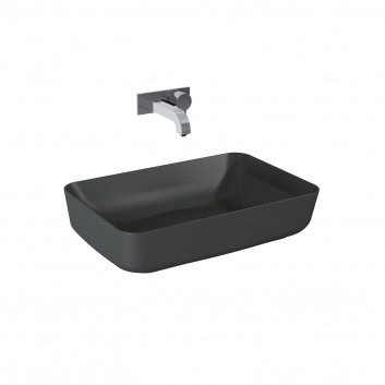 Countertop washbasin Elita Nomia, 50x39cm, without overflow, white