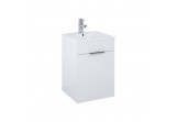 Set cabinet z umywalką Elita Qubo Plus, 40cm, 1 doors, white