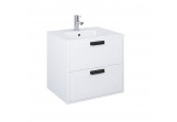 Cabinet vanity Elita Inge New, 60cm, 2 szuflady, white mat