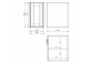 Column Elita Inge New, 35cm, 2 doors, 1 drawer, white mat