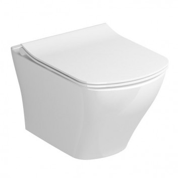 Bowl WC wall-hung Ravak Classic RimOff 37x51x33 cm, white