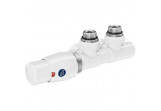 Set thermostatic Instal Projekt zespolony Dual Z15, lewy, kątowy (do instalacji cu) - white