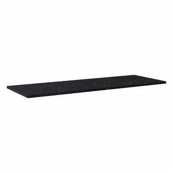 Blat naszafkowy Elita ElitStone Marquina, 120x46cm, marble, black mat