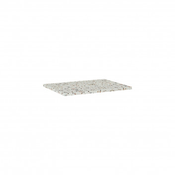 Blat naszafkowy Elita ElitStone Marquina, 160x46cm, marble, black mat