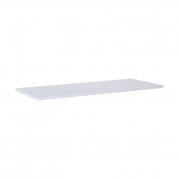 Blat naszafkowy Elita ElitStone Terrazzo, 100x46cm, marble, white mat