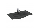 Vanity washbasin Elita Skappa 60, 61x46cm, z overflow, battery hole, antracyt mat