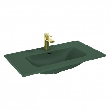 Vanity washbasin Elita Skappa 60, 61x46cm, z overflow, battery hole, antracyt mat