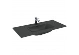 Vanity washbasin Elita Skappa 80, 81.5 x 46.6 cm, z overflow, battery hole, antracyt mat