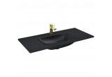 Vanity washbasin Elita Skappa 100, 101.5 x 46.6 cm, z overflow, battery hole, black mat