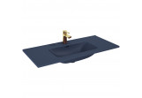 Vanity washbasin Elita Skappa 100, 101.5 x 46.6 cm, z overflow, battery hole, navy blue mat