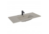 Vanity washbasin Elita Skappa 80, 81.5 x 46.6 cm, z overflow, battery hole, antracyt mat