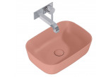 Countertop washbasin Elita Reni, 46x33cm, without overflow, fume matt