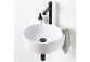 Washbasin Ravak Yard 400, round, 40,5 x 50 cm, white