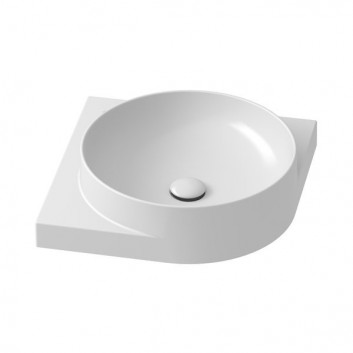 Washbasin Ravak Yard 450 C, 45 x 45 cm, white