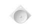 Washbasin Ravak Yard 450 C, 45 x 45 cm, white