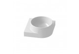 Washbasin Ravak Yard 280 C, 28 x 28 cm, white