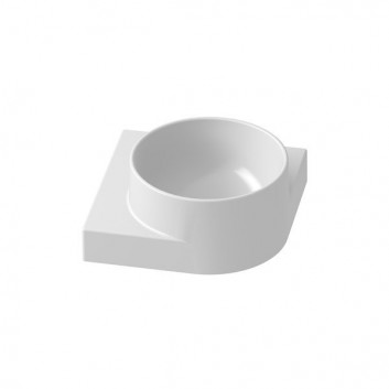 Washbasin Ravak Yard 280 C, 28 x 28 cm, white