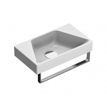 Washbasin wall-hung/countertop Catalano Verso, 40x23cm, without overflow, white