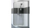 Cabin 1/4 circle Huppe Classics 2, 1000x1000mm, door sliding, entry width 570mm, Anti-Plaque, silver profil