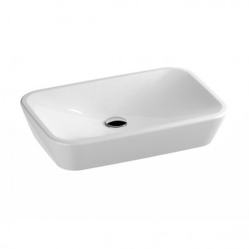 Washbasin Ravak Ceramic 600 R ceramic 60x40cm, white