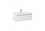 Cabinet vanity hanging Elita Look, 80cm, 1 drawer, white shine