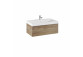 Komoda hanging Elita Look, 80cm, 1 drawer, white polysk