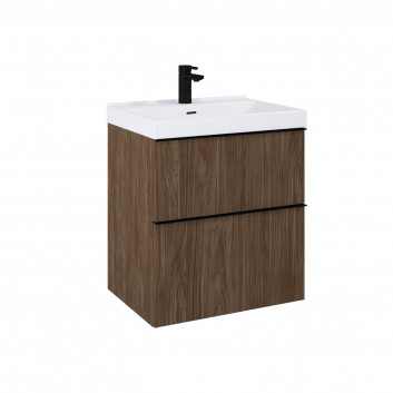 Cabinet vanity hanging Elita Look, 60cm, 1 drawer, white shine