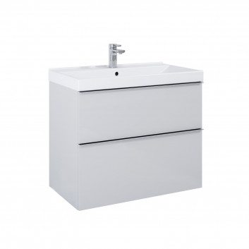 Cabinet vanity hanging Elita Look, 60cm, 2 szuflady, white shine