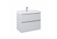 Cabinet vanity hanging Elita Look, 60cm, 2 szuflady, white shine