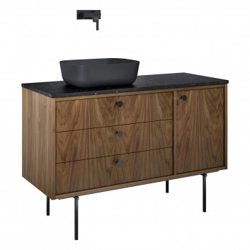 Cabinet vanity Elita Legacy, 120cm, right version, 3 drawers, 1 door, oak naturalny