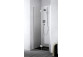 Door right cabins corner Kermi Liga, swinging-folding, 785-810mm, profil silver high gloss