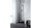 Door right cabins corner Kermi Liga, swinging-folding, 785-810mm, profil silver high gloss