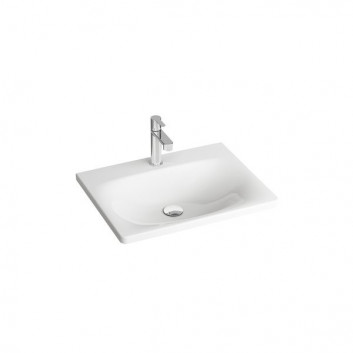 Washbasin Ravak Balance 500, 50 x 46 cm, white 