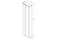 Column boczny Ravak SB Balance 400 white
