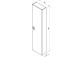 Column Ravak SB Comfort 400, 40 x 16 cm, white