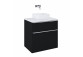 Cabinet vanity Elita Soho, 100cm, 2 szuflady, fume mat