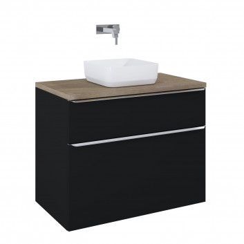 Cabinet vanity Elita Lofty, 70cm, 2 szuflady, white shine