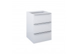 Cabinet vanity Elita Lofty, 90cm, 2 szuflady, white shine