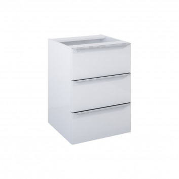 Cabinet vanity Elita Lofty, 90cm, 2 szuflady, white shine