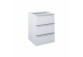 Cabinet vanity Elita Lofty, 90cm, 2 szuflady, white shine