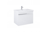 Cabinet vanity Elita Moody, 70cm, 2 szuflady, white shine