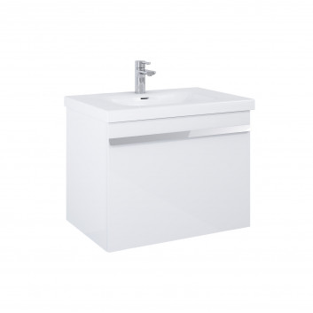 Cabinet vanity Elita Lofty, 90cm, 2 szuflady, white shine