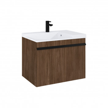 Cabinet vanity Elita Lofty, 90cm, 2 szuflady, white shine