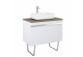 Cabinet vanity Elita Moody, 70cm, 2 szuflady, white shine