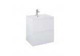 Cabinet vanity Elita Moody, 90cm, 2 szuflady, white shine