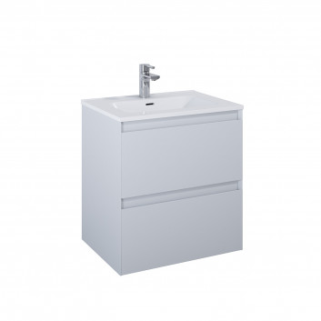 Cabinet vanity Elita Moody, 90cm, 2 szuflady, white shine