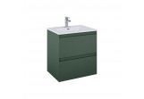 Cabinet vanity Elita Split, 60cm, 2 szuflady, forest green mat