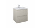 Cabinet vanity Elita Moody, 90cm, 2 szuflady, white shine